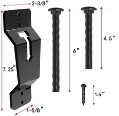 Trailer Spare Tire Mount for Utility Trailer, Wheel Bracket Rack for Enclosed