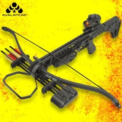 175 lb. Avalanche Recurve Hunting Crossbow Bow, Scope, Bolts, Quiver