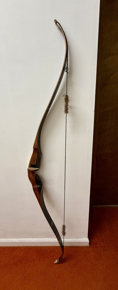 Vintage Wing Archery Chaparral Recurve Bow – Head Ski Era – 60″ 48#