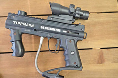 Tippmann Model 98 Custom Pro Platinum Series Paintball Marker Black With Sight