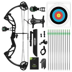 LWANO Compound Bow Set for Youth & Kids,Beginners Bow and Arrow Set,Right Han…
