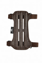 Hunt&Seek Cow Leather Arm Guard – 7” Adjustable Archery Forearm Protector