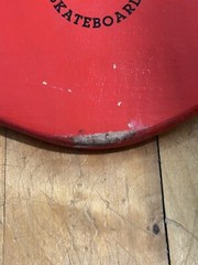 Kryptonics CALIFORNIA Skateboards Gray & Red EST 1965 FAST RELIEF 23 in. long