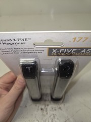 Sig Sauer X-Five ASP Magazine 2 Pack .177 Caliber 20 Rounds AMPC-177-20X Mags