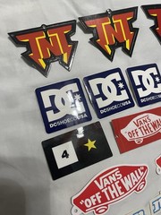 Skateboard Shoes And Apparel 15 Sticker Mixed Lot Vintage Vans DC 4Star DVS