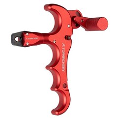 Rotate 360° Compound Bow Release Aids Archery Hunting 4-Finger Thumb Trigger