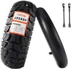255×80 Scooter Tire Off Road,10in Electric Scooter Tire with Inner Tube Repla…