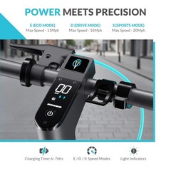 Volt City 350W Powerful Motor 20MPH Electric Scooter Foldable for Adults 40 Mile