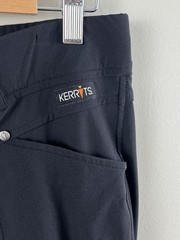 Kerrits Riding Pants Womens L Equestrian Full Seat Ankle Breeches Crossover Flaw
