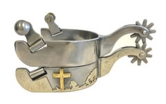 AJ Tack Sweet Iron Praying Cowboy Spurs – Mens