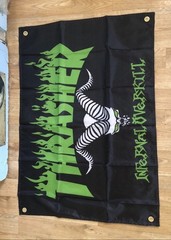 Thrasher Skateboard Flag