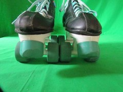 Roller Derby Cobra 340 Roller Quad Skates Size 7 (US) Black/Teal Nice Condition