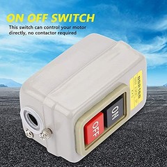 BS216B 110/220/380V Push Button Switch On/Off Start Stop Switch 3 Phase Self