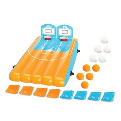 Cipton 35-inch Inflatable Pool Cornhole Set Toss Games for Kids and Adults