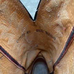 Dan Post Men’s Pull-On Western Cowboy Boots Square Toe Black/Brown US 8.5