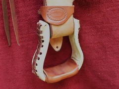 Billy Cook Saddlery Greenville Texas Western Roping Tooled Leather Saddle SZ 16