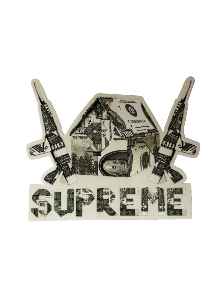 Supreme Origami Money Trap House Sticker SS26 100% Authentic Brand New
