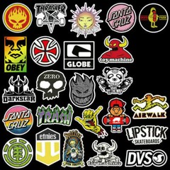 100 Skateboard Stickers Pack Lot Bomb Luggage Laptop Graffiti Tide Brand Decals