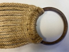 Vintage Mohair Wool Horse Saddle Cinch Girth Western Tack Diamond Pony
