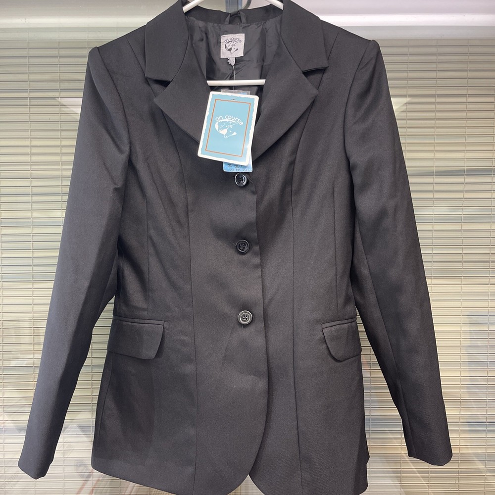 ON COURSE ASHBY HUNTER HORSE RIDING JACKET BLACK a10