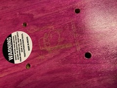 SUPER RARE F****** Awesome Embossed Devil FA Skateboard Deck 2016 Jason Dill