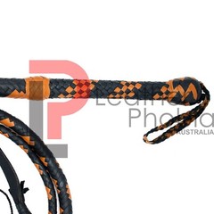 Kangaroo Hide Stock Whip 04 to 12 Feet Long Custom 16 Plaited Bull Whip Handmade