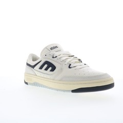 Etnies Loot 4101000584393 Mens Beige Leather Skate Inspired Sneakers Shoes