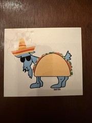GOAT USA Taco GOAT Sticker. Single Sticker. Brand New .