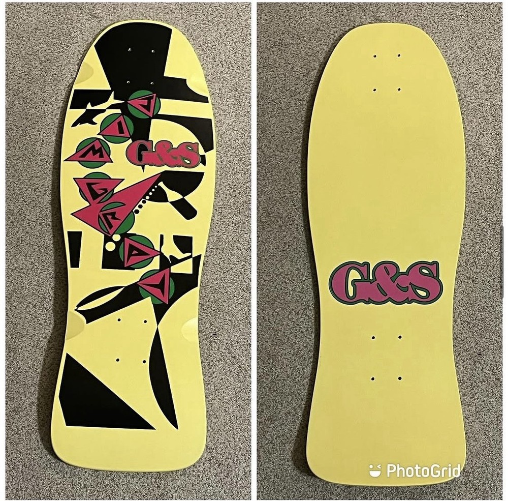 G&S Jim Gray Skateboard Deck GORDON & SMITH mint In Bag!