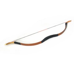 Handmade 30Lbs Traditional Recurve Bow Mongolian Longbow 12Pcs Fiberglass Arrow