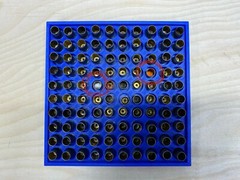 Utley Sort – Brass Sorter – sorting .380 from 9mm – SMALL Blue