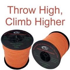 Arborist Climbing Throw Line 3 mm (1/8 in) 150 ft Spool Cord 350 lbs Tensile