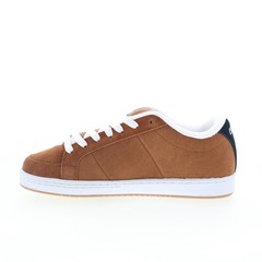 Etnies Kingpin 4101000091210 Mens Brown Suede Skate Inspired Sneakers Shoes