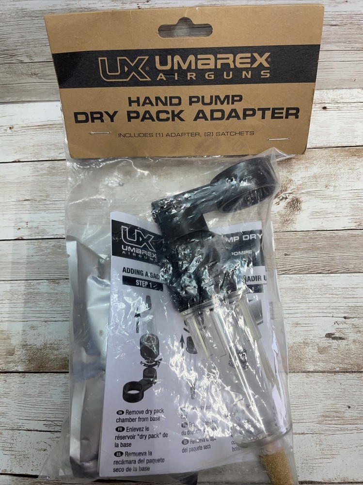 Umarex Airguns Dry pack Adapter For hand pump. 1 Adapter & 2 Satchets # 2211232
