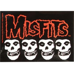 Misfits – Sticker – Skulls Logo [4 x 3 inches] – Licensed New