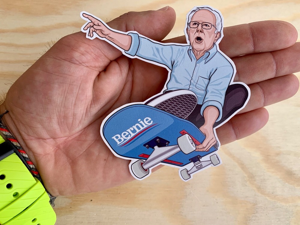 Bernie Sanders Skate Sticker Skateboard Decal 4 inch