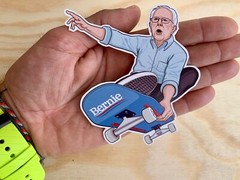 Bernie Sanders Skate Sticker Skateboard Decal 4 inch