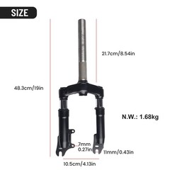 Front Shock Absorber Bicycles Easy To Install For Fiido Q1 Electric Scooter