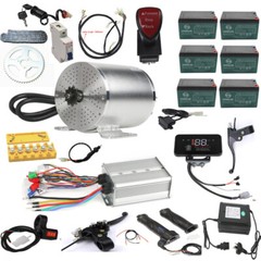 72V MY1020 Motor Kit And Brushless Controller For Electric Scooter Go Kart 3000W