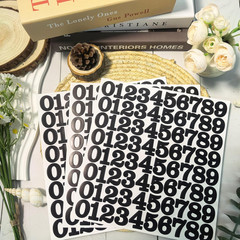 720 Numbers, 1 Inch Self Adhesive Vinyl 0-9 Number Decals Sticker for File,Paper