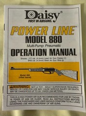 DAISY POWERLINE 880 .177 CAL. BB/PELLET RIFLE WITH COPPERHEAD BB/PELLET AMMO