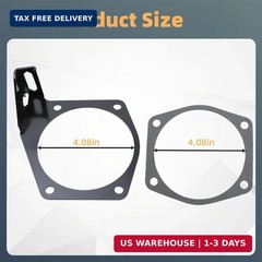 Throttle Cable Bracket 4-Bolt for 92MM-102MM Intakes Replacement for LS LS2 LS3