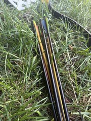 Martin Take Down Recurve Bow Archery Hunting + 7 Arrows – Black