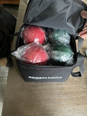 100mm Bocce Ball Amazon Essentials 8 Balls With Carrying Case