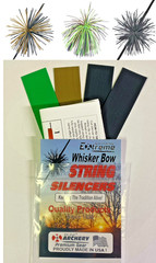 Whisker Bow String Silencers Noise Dampener ARCHERY Compound Recurve CAMO Quiet