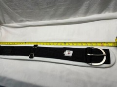 33″ Black Nylon Western Cinch, Felt Lined, – New