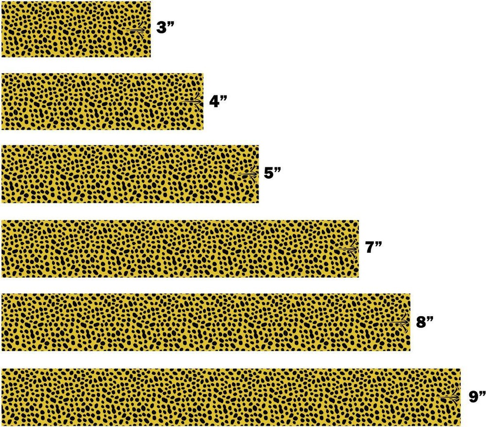 White Water Archery Cheetah Animal Print 15pc Pack Arrow Wraps Pick Length Width