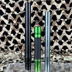 NEW DLX Freak Jr. XL 14″ Barrel – Autococker Threaded – Dust Black/Dust Green