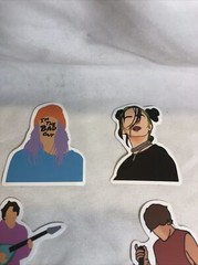 50PCS Popular Singers – Stickers For Laptop, Skateboard, Fridge