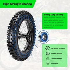 14» Rear Wheel 90/100-14 3.00-14 Dirt Bike Tire Rim For CR80R CR85R CRF125F